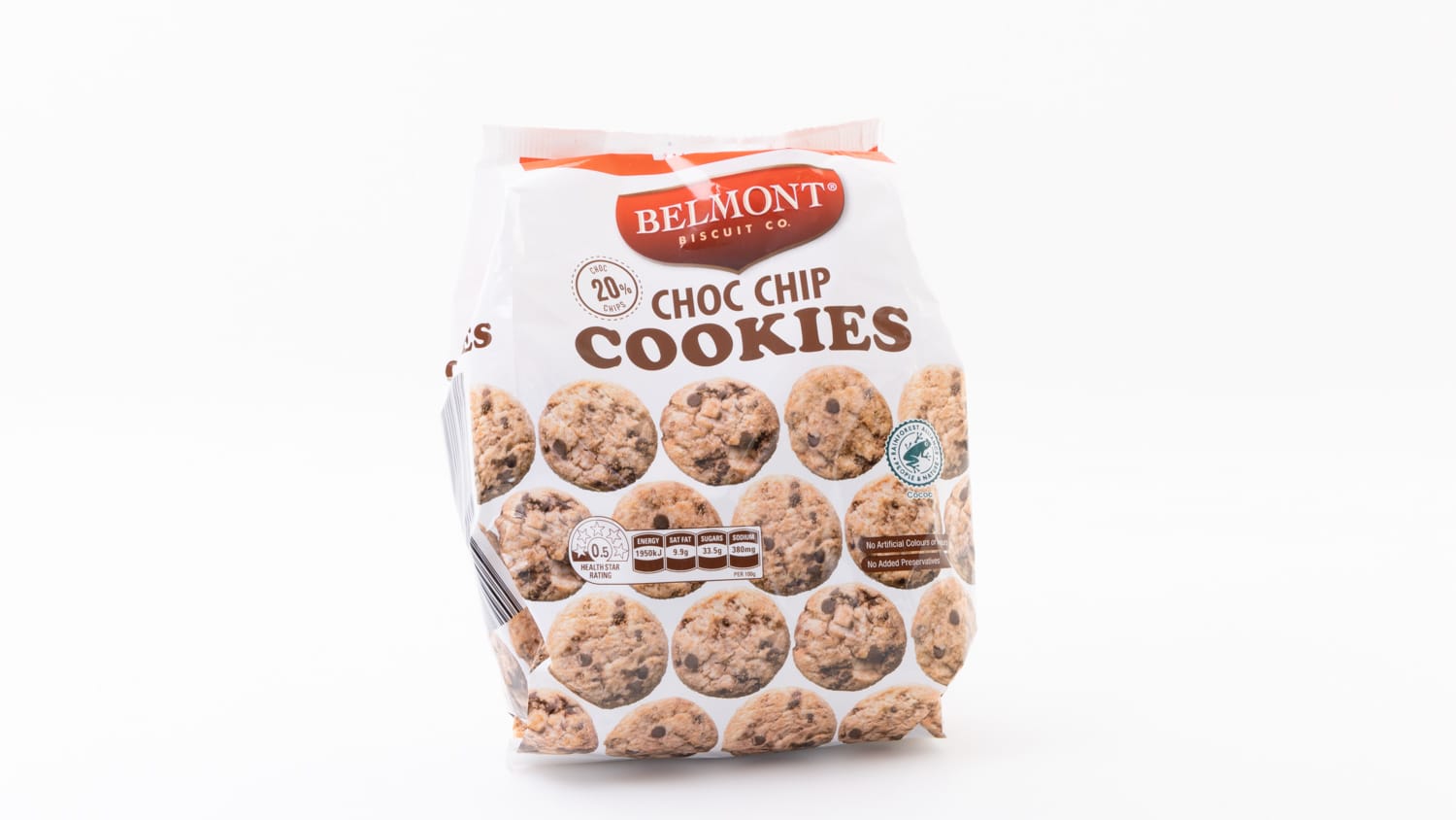 BELMONT CHOC CHIP COOKIES 500G