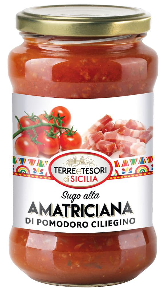 TERREE TESORI AMATRICIANA PASTA SAUCE 400G