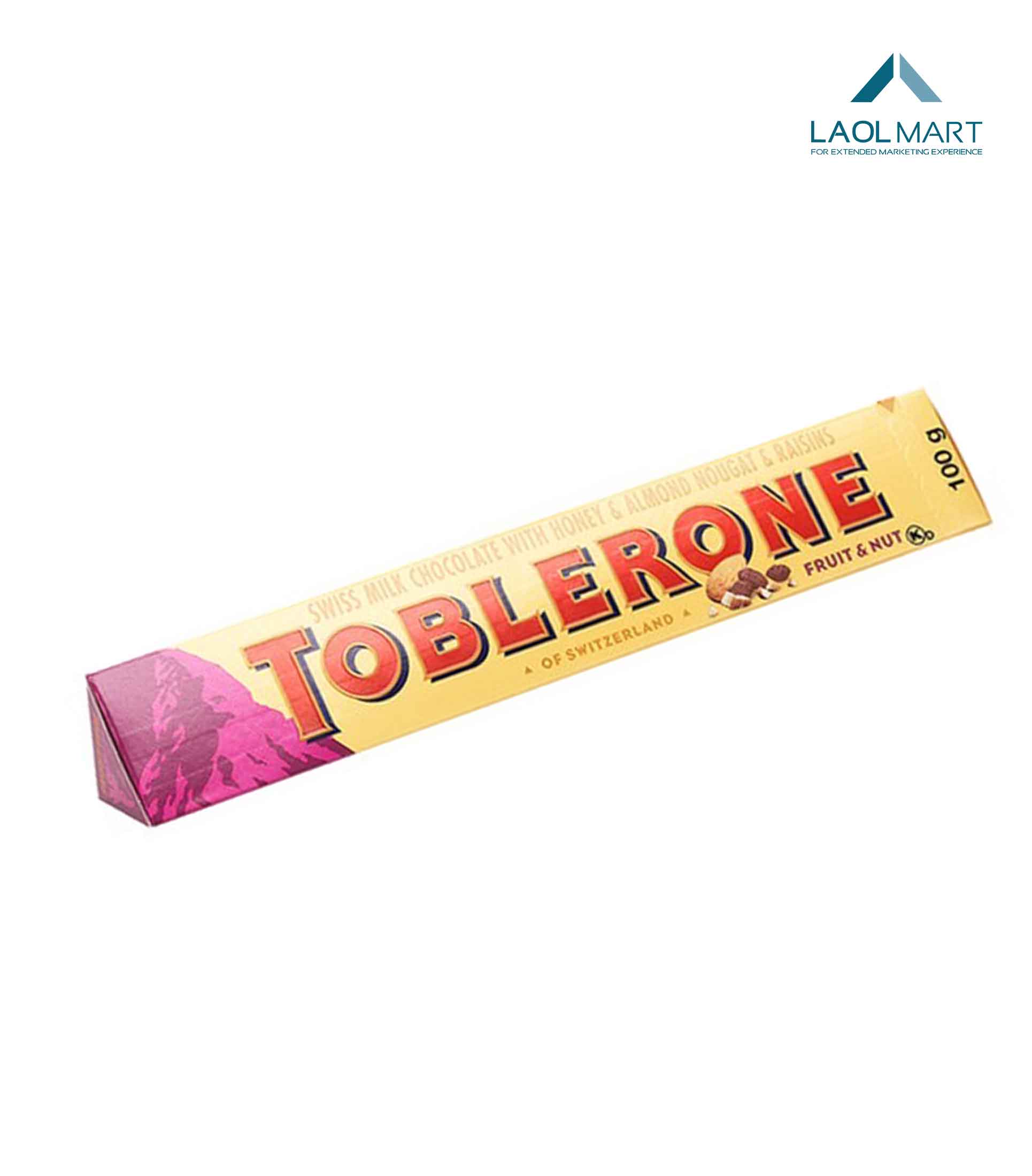 Toblerone 100g - Fruit & Nut Chocolate