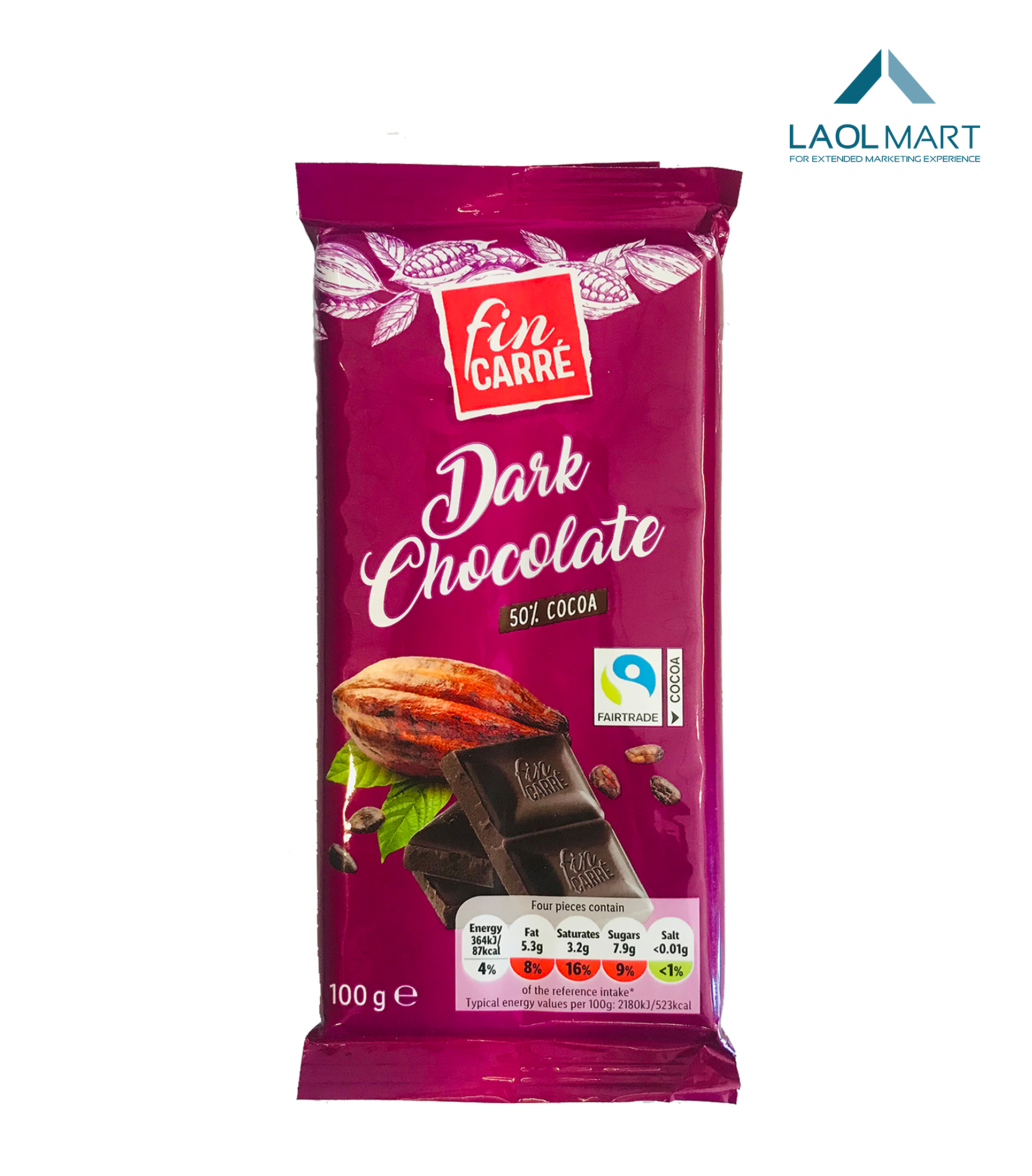 Chocolate - Fin Carre (Dark) 100g