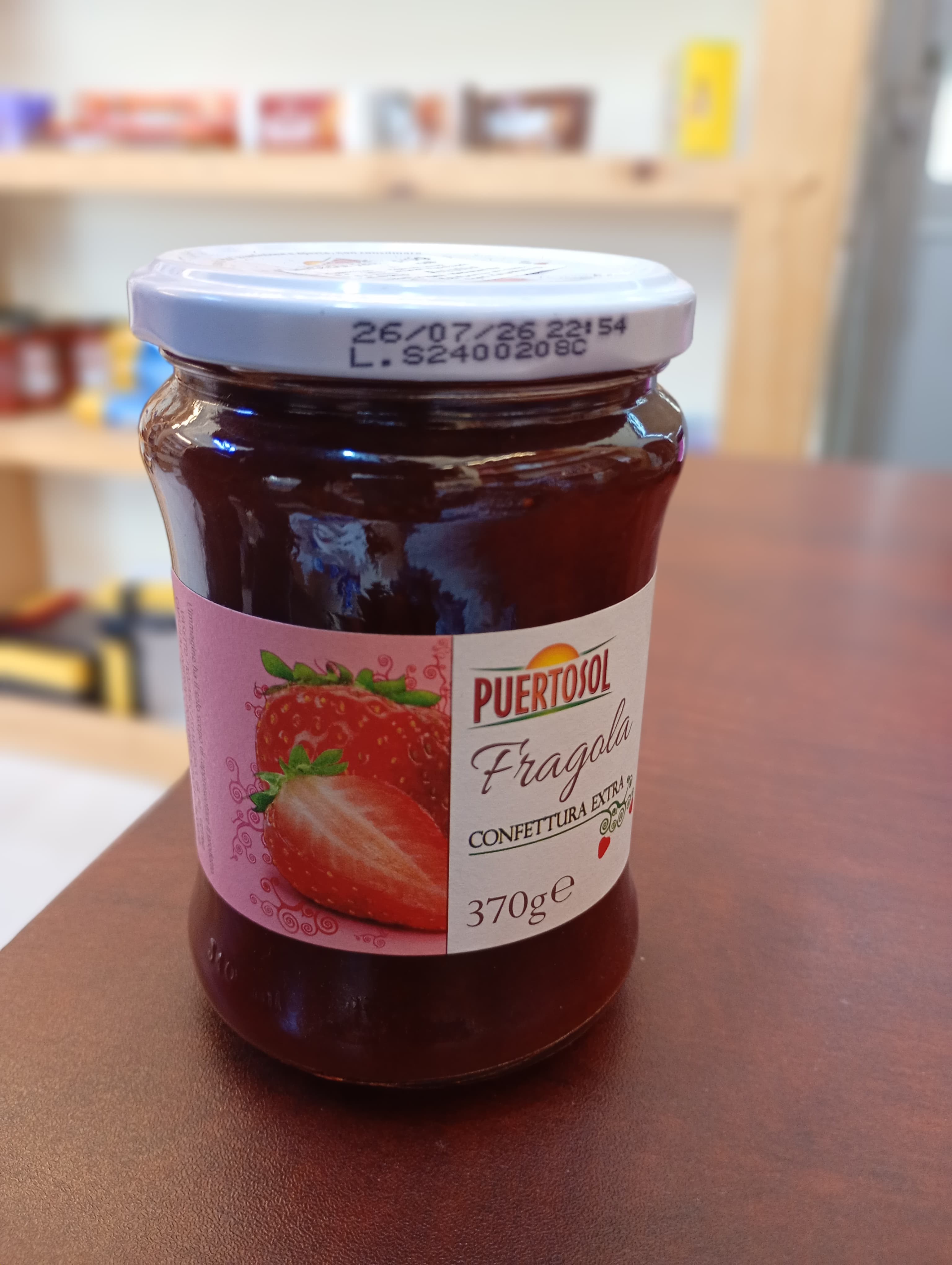 PUERTOSOL STRAWBERRY JAM 370G