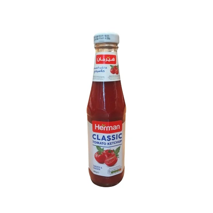 HERMAN TOMATO KETCHUP 340G
