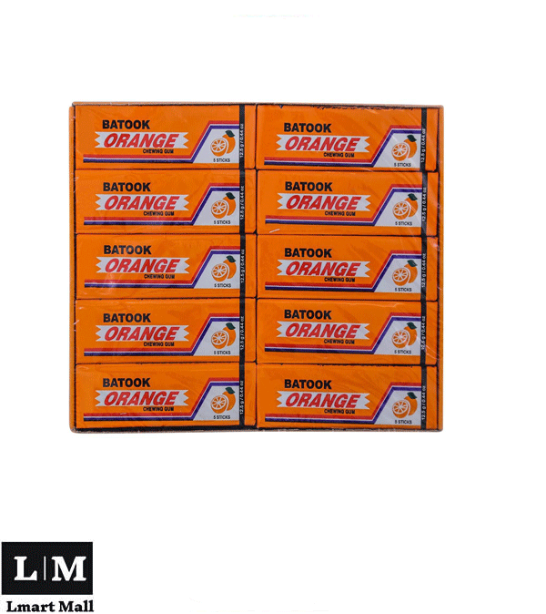 Batooka-Chewing-Gum-Orange Pack 20pcs