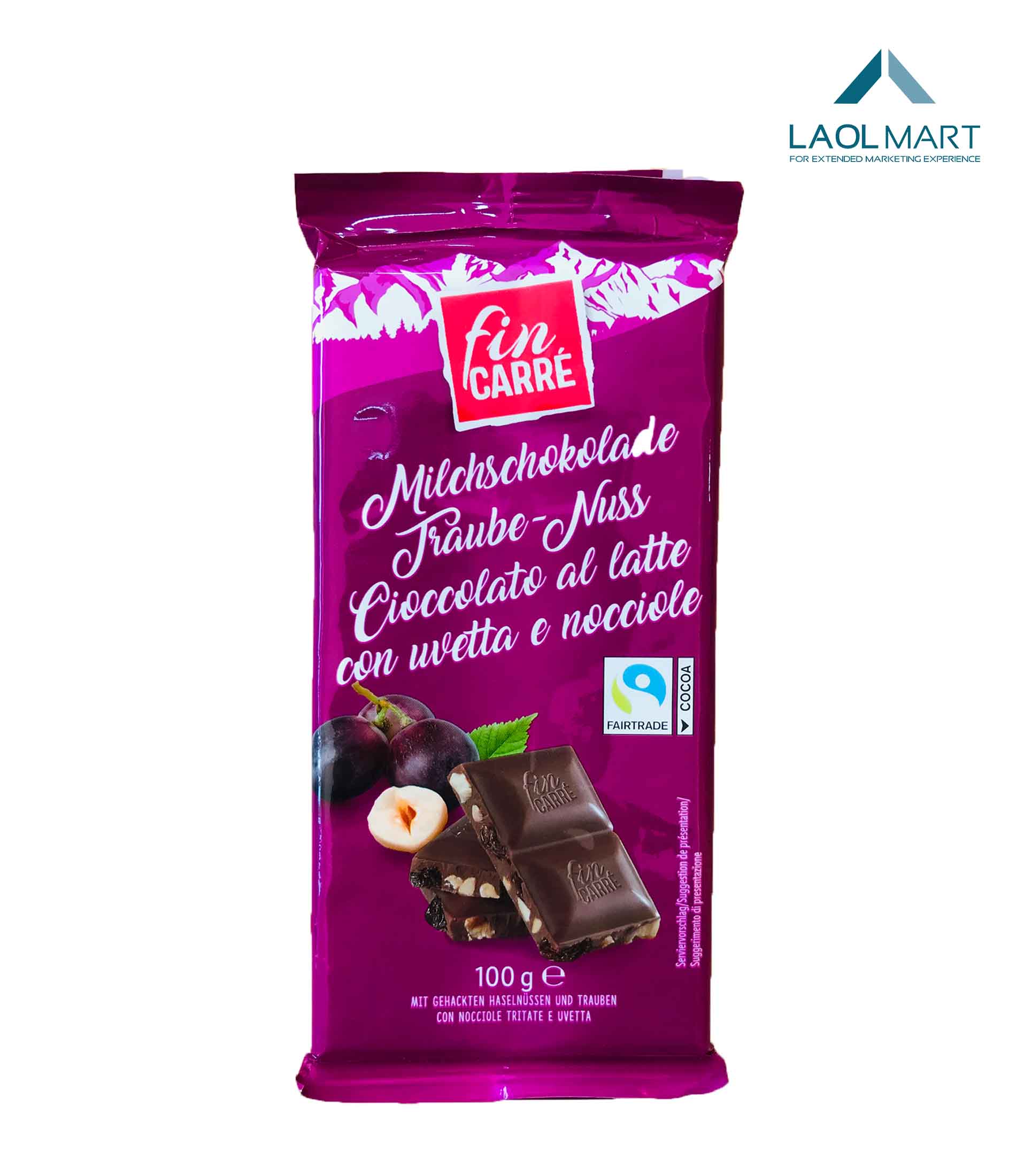 Chocolate - Fin Carre (Fruit & Nut) 100g